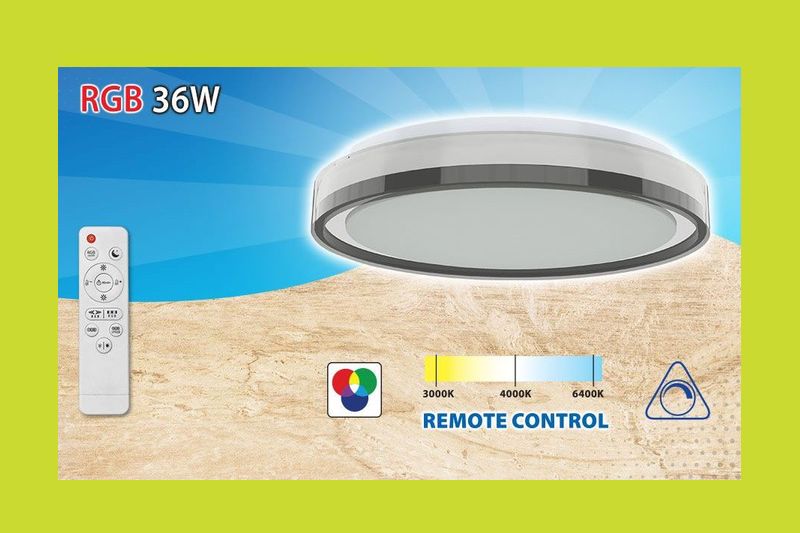Осветление в цвят с плафониери PLEADA LED RGB