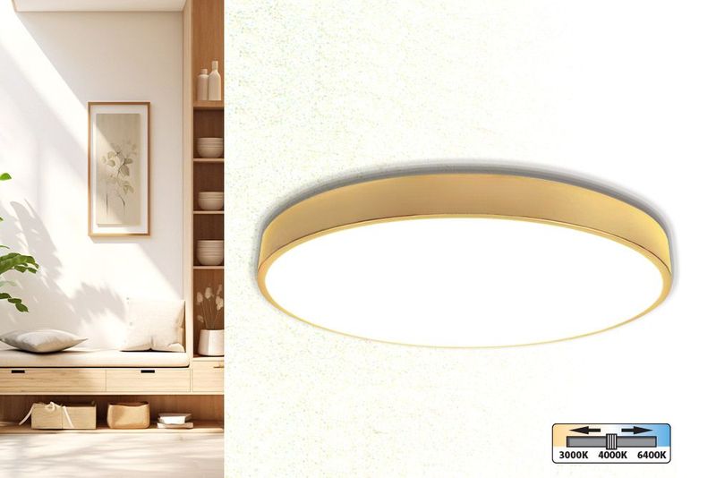 Стилен класически акцент с модерно звучене с LUKA LED GD CCT Стилен класически акцент с модерно звучене с LUKA LED GD CCT